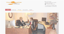 Desktop Screenshot of cliniquecardiomontreal.com